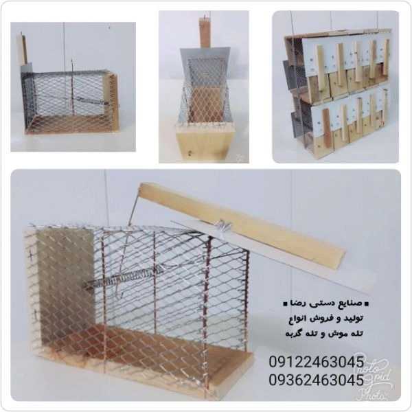 تولید و فروش انواع تله موش گربه روباه و سمور رضا در تهران