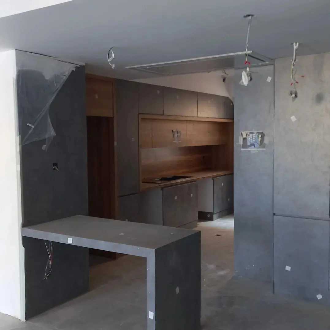 اجرا شده کابینت های پروژه زایده رود شمس ابادی