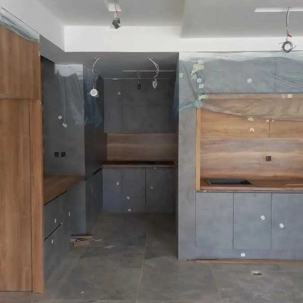 اجرا شده کابینت های پروژه زایده رود شمس ابادی