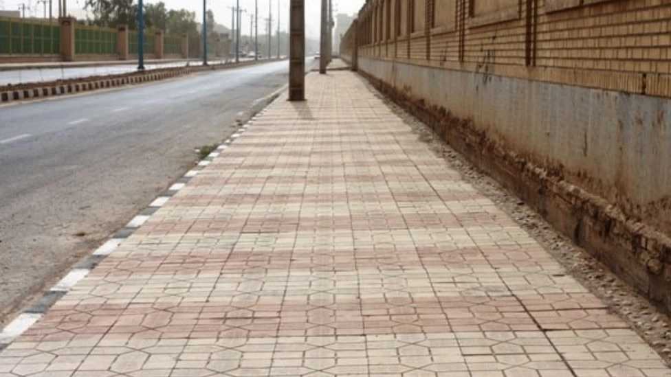 محوطه سازی و جدول کاری و کفپوش در بهارستان تهران