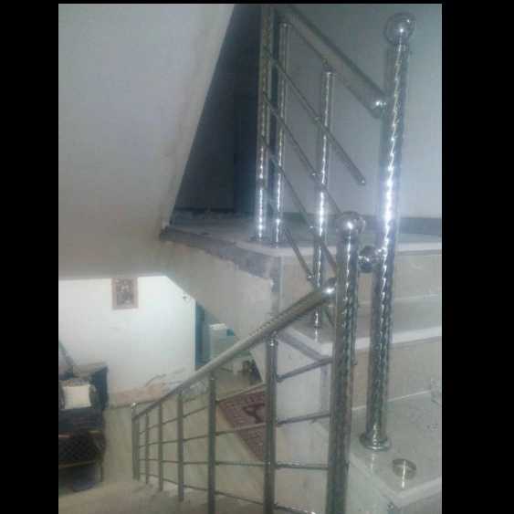 نرده استیل درب آکاردئونی و پنجره فلزی