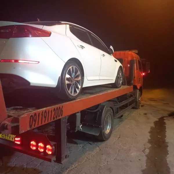 خودرو بر و جرثقیل جاده هراز قائم
