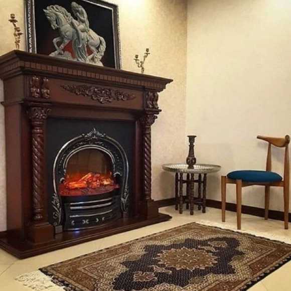شومینه های کلاسیک(برقی،گازی،چدنی)با فرم چوب
