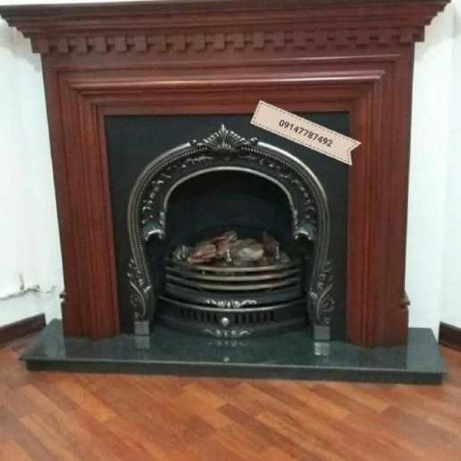 شومینه های کلاسیک(برقی،گازی،چدنی)با فرم چوب