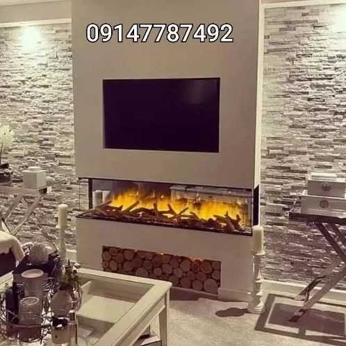 شومینه های ۳بعدی ۳طرفه یاu(برقی،گازی)