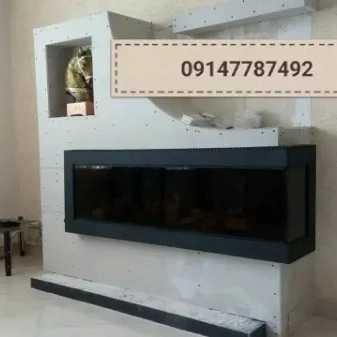 شومینه های ۹۰درجه یا Lمدرن(برقی،گازی)