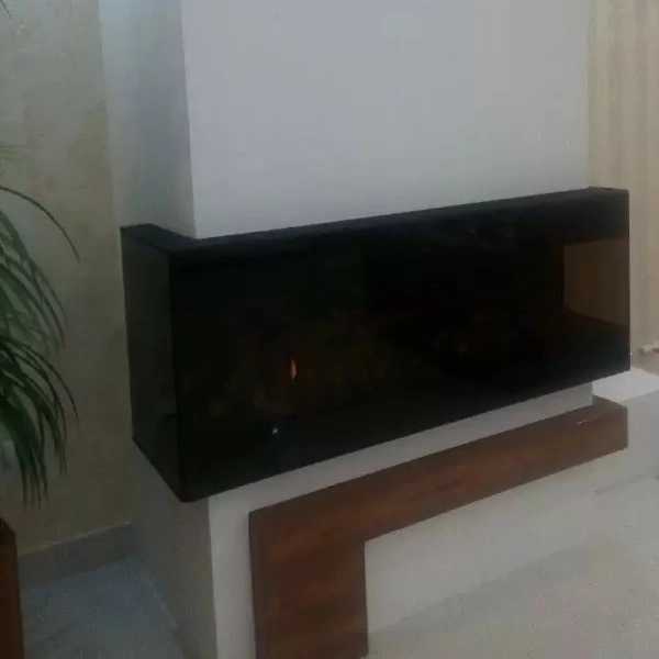 شومینه های ۹۰درجه یا Lمدرن(برقی،گازی)