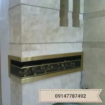 شومینه های ۹۰درجه یا Lمدرن(برقی،گازی)