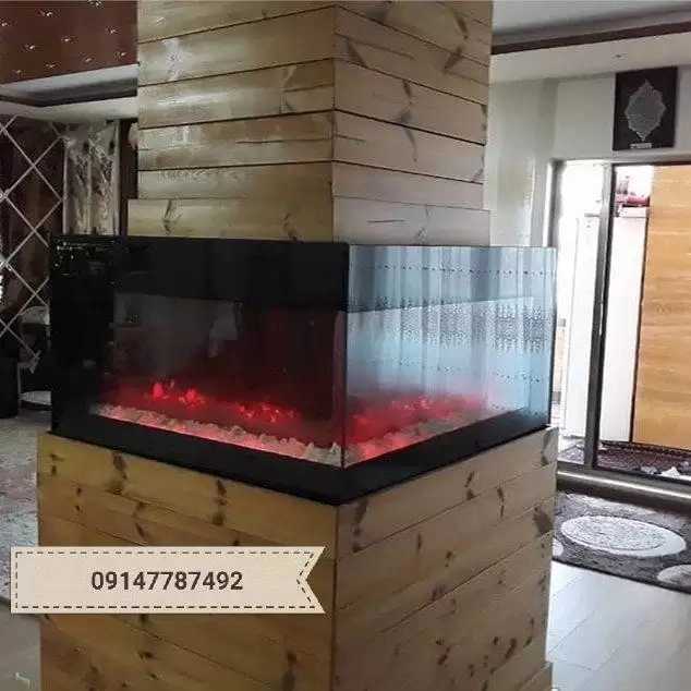 شومینه های ۹۰درجه یا Lمدرن(برقی،گازی)