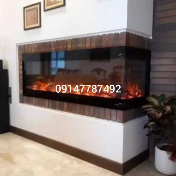شومینه های ۹۰درجه یا Lمدرن(برقی،گازی)