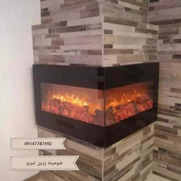 شومینه های ۹۰درجه یا Lمدرن(برقی،گازی)