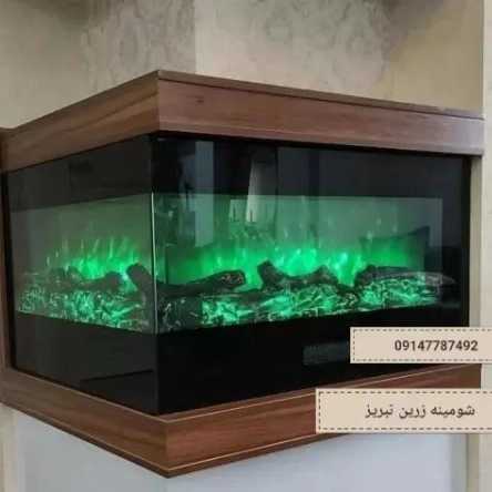 شومینه های ۹۰درجه یا Lمدرن(برقی،گازی)