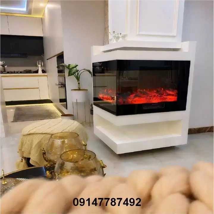 شومینه های ۹۰درجه یا Lمدرن(برقی،گازی)