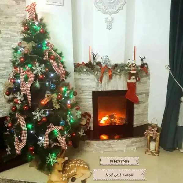 شومینه های کلاسیک(برقی،گازی،چدنی)با فرم چوب و سنگ