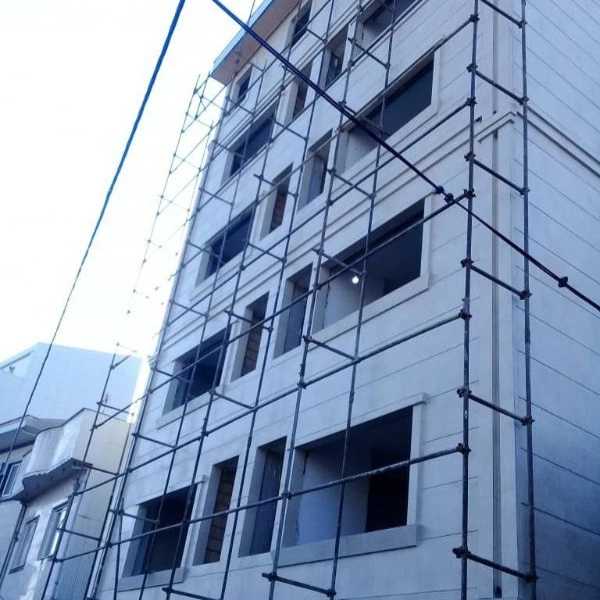 داربست فلزی شهر باران در رشت