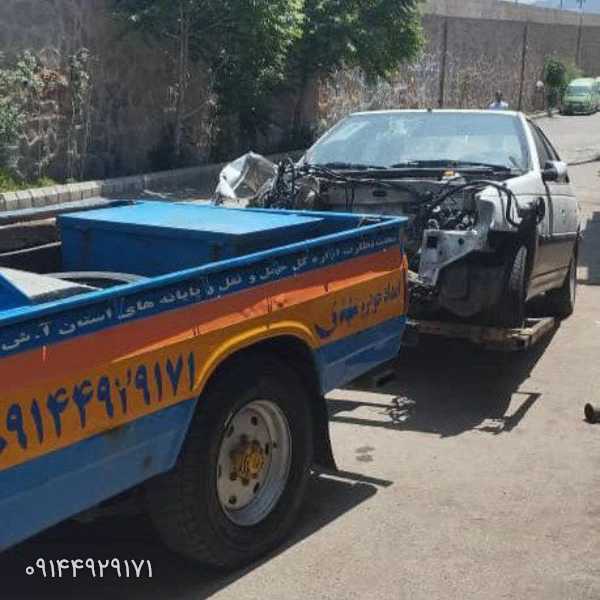 خودروبر جاده هادیشهر جلفا حسین پور