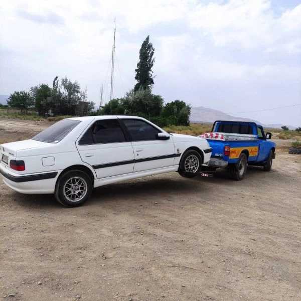 ماشین کش کفی بر و امدادخودرو رشیدی در بم کرمان