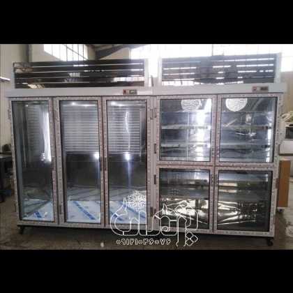 یخچال ایستاده و مکعبی قصابی و پروتئین فروشی