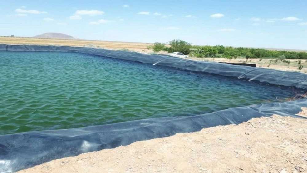 آب بند صنعت سهند، اجرای استخر پلیمری کشاورزی در میانه آذربایجان شرقی