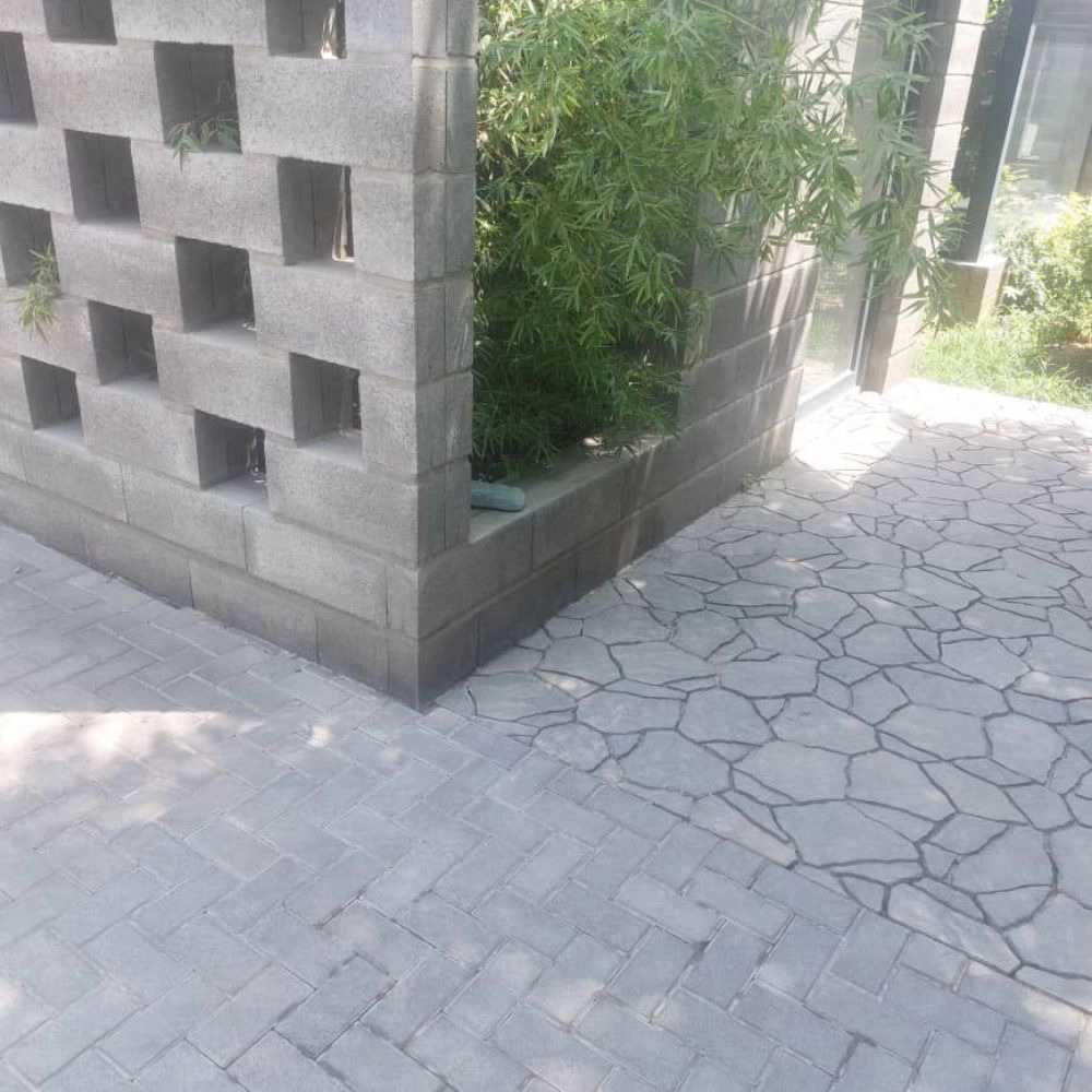 محوطه سازی و جدول کاری و کفپوش