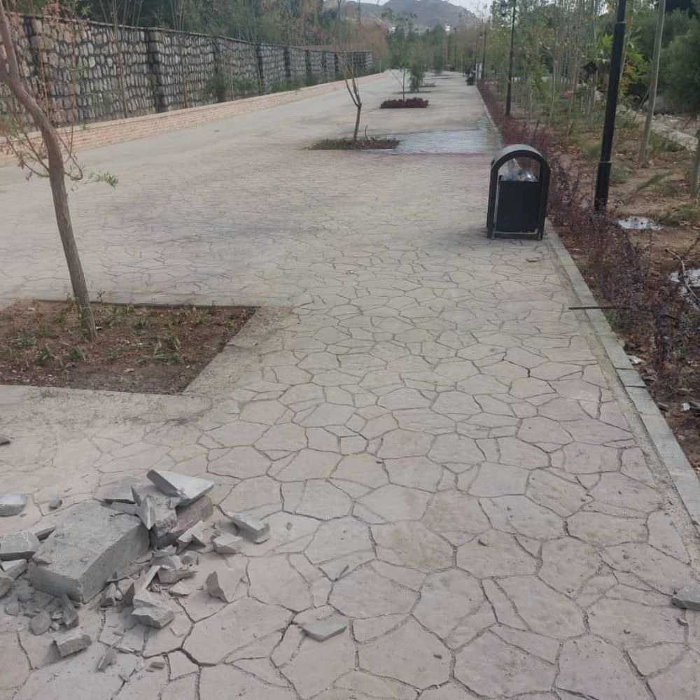 محوطه سازی و جدول کاری و کفپوش