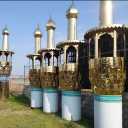 گنبد و گلدسته سازی صاحب الزمان، اجرا و ساخت گنبد فلزی گلدسته و شبستان در بابل