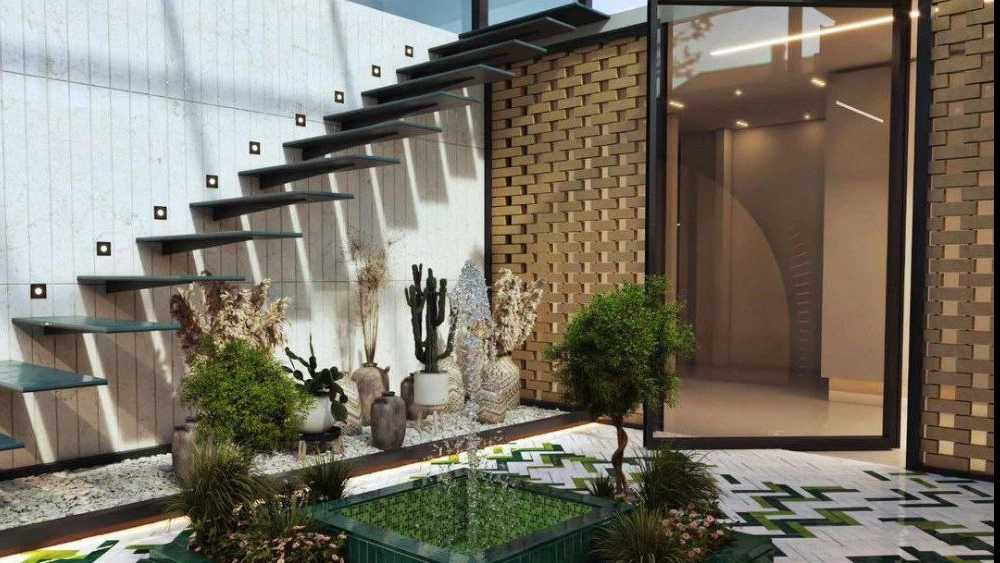 دفتر معماری راشا، طراحی و اجرای داخلی نما ویلا در شیراز