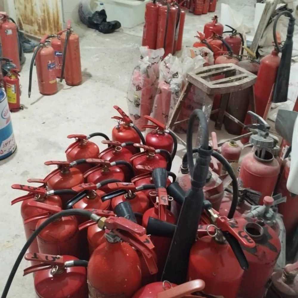 کارگاه شارژ کپسول های آتش نشانی ضد شعله آذربایجان