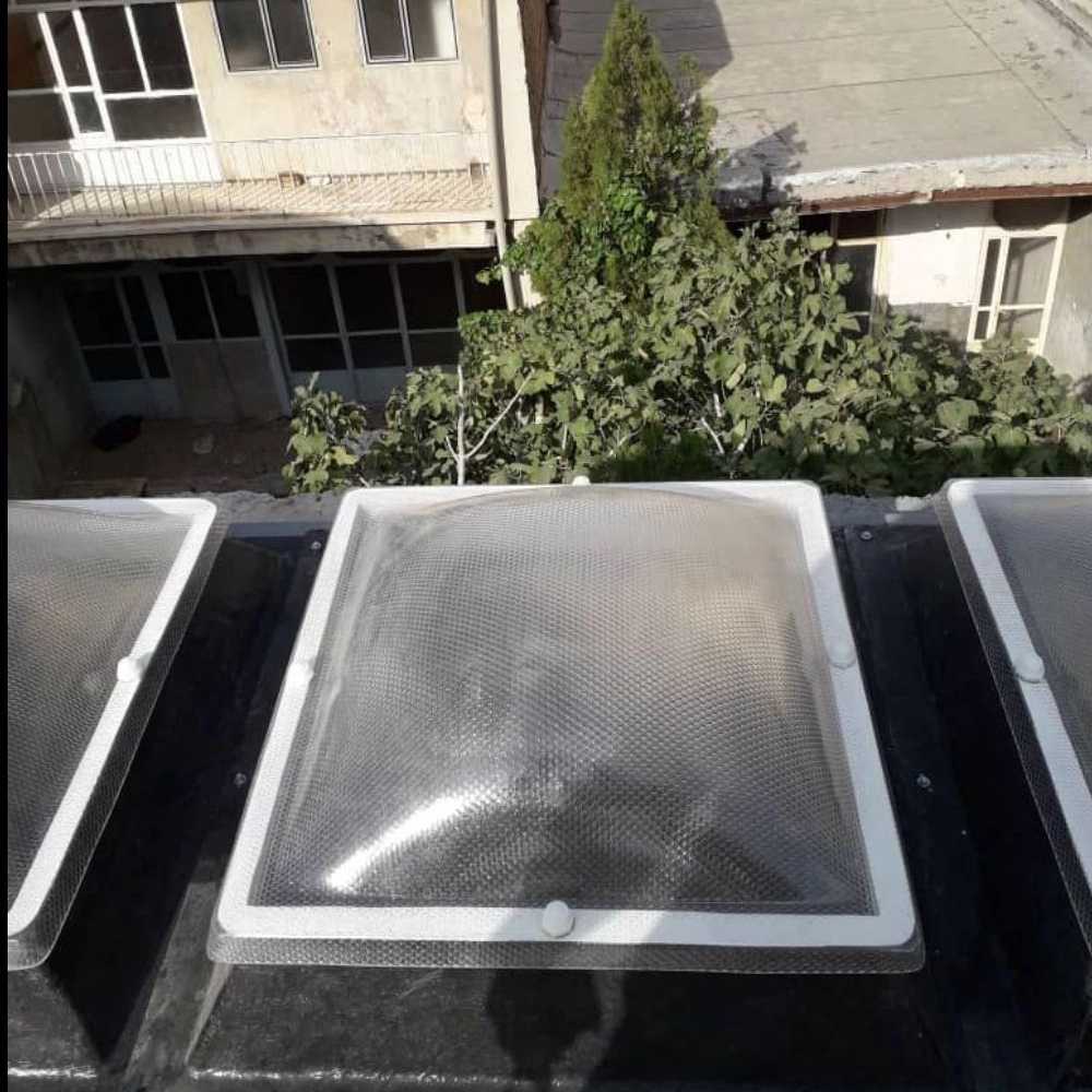 طراحی و اجرای نورگیر حبابی و پوشش سقف در اراک