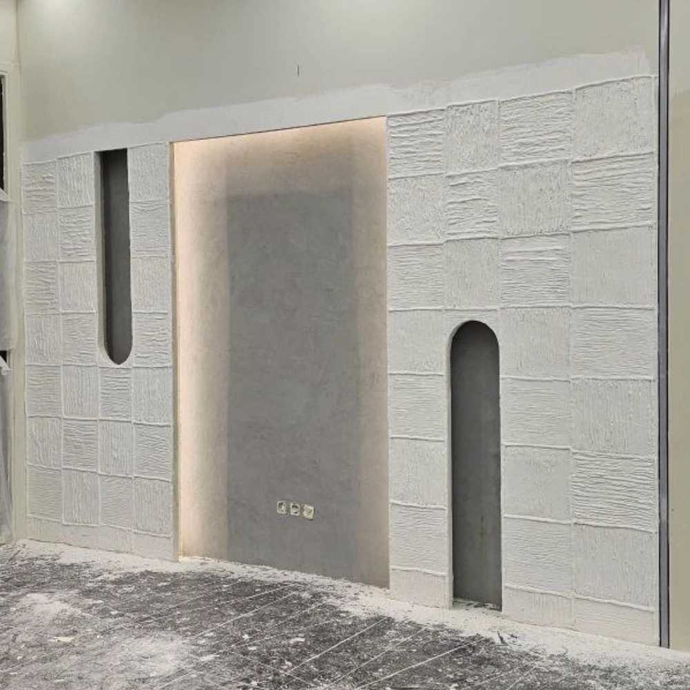ترکیب گچبری مدرن و میکروسمنت