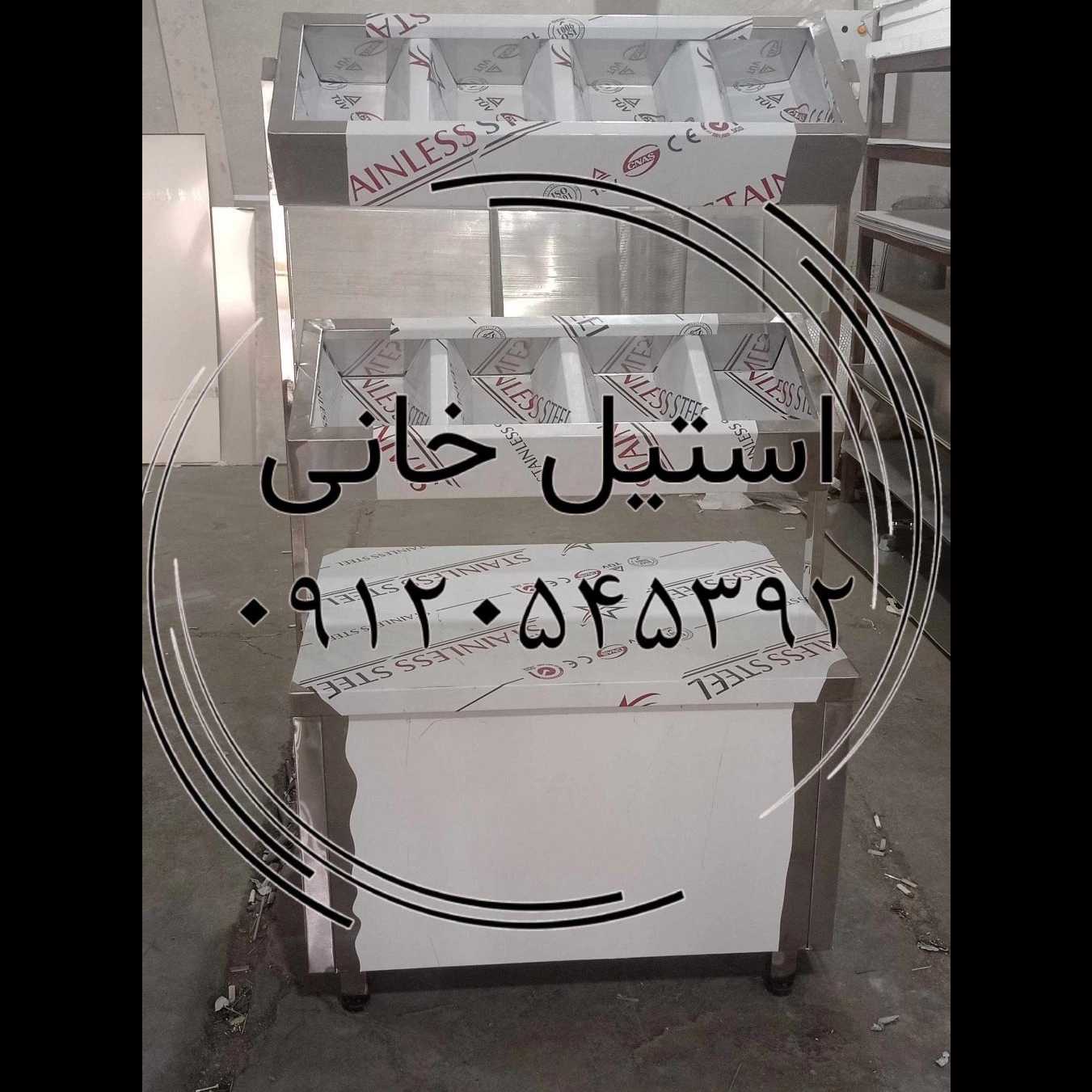 کانتر قاشق و چنگال استیل