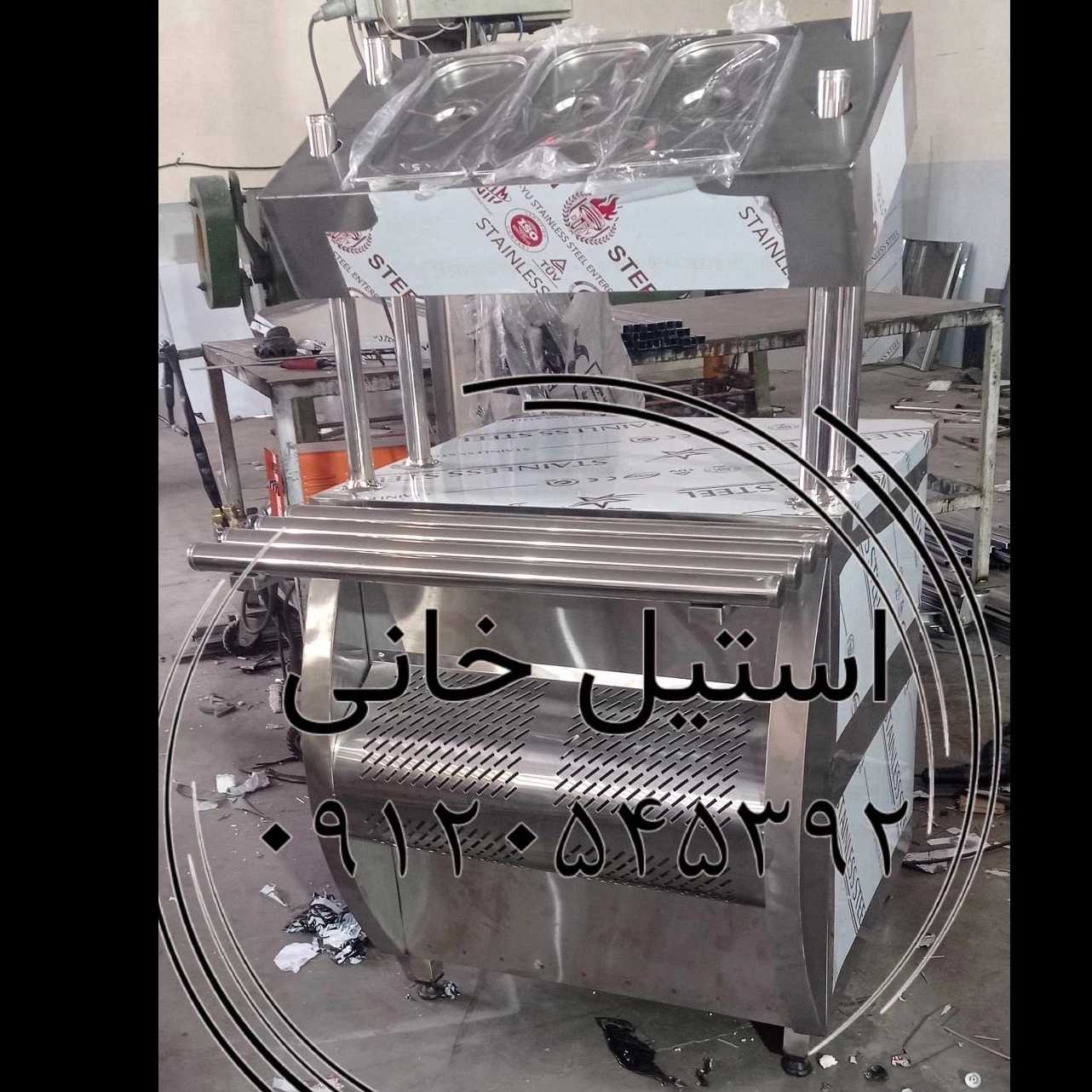 کانتر قاشق و چنگال استیل