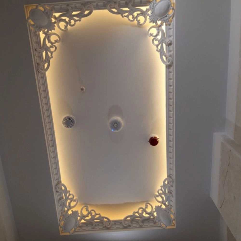 گچبری لبه نور مخفی