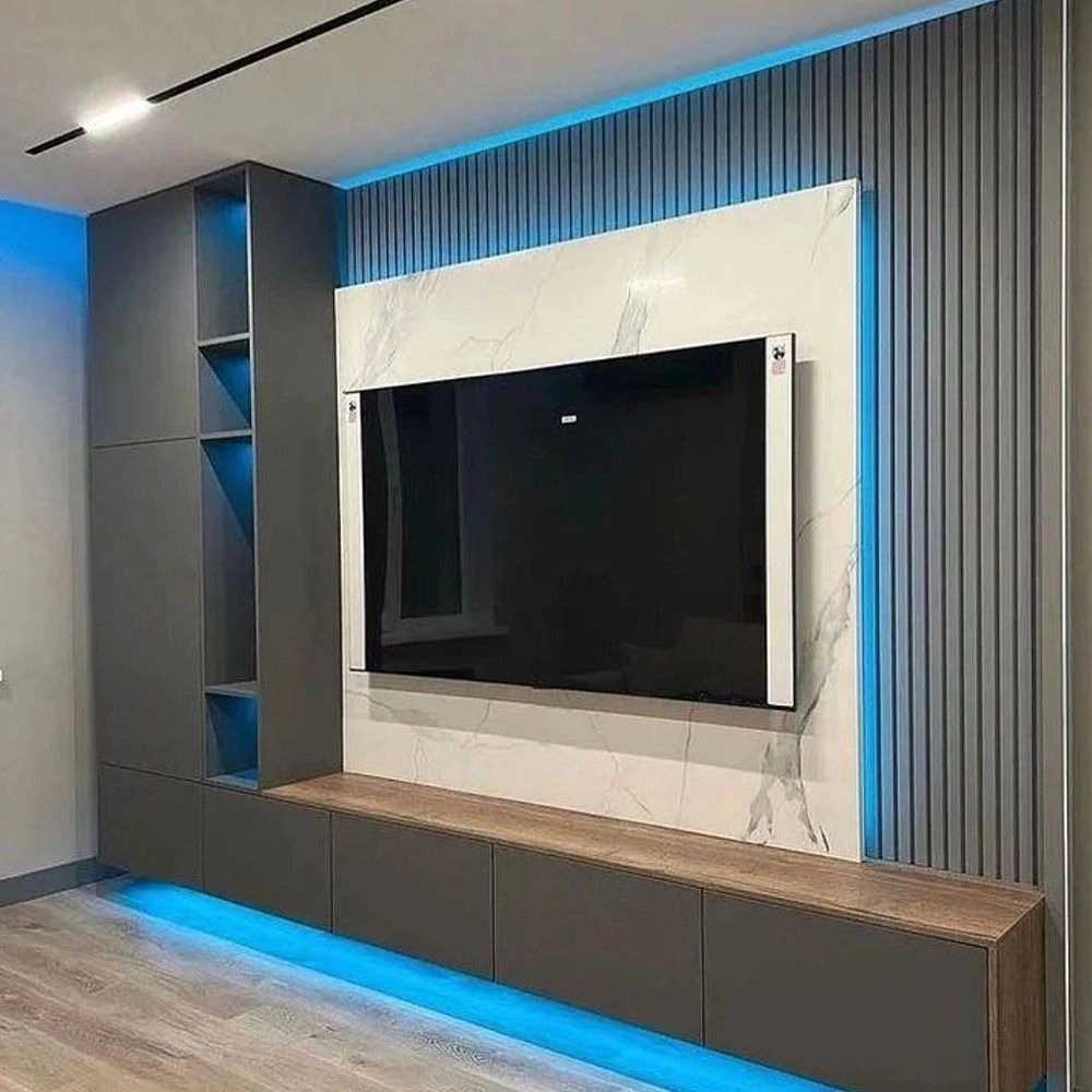 دیوار تلویزیون با پایه ترمووال