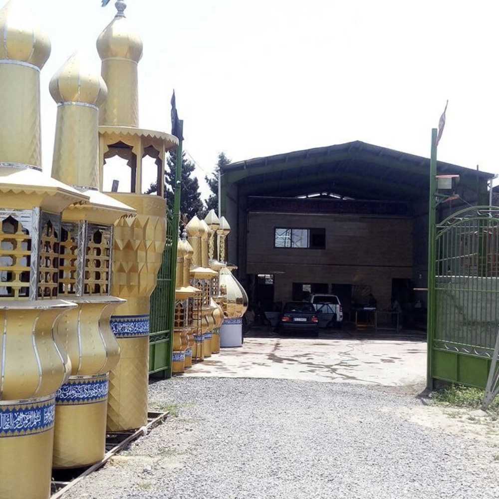 گنبد گلدسته سازی امام رضا در بابل مازندران