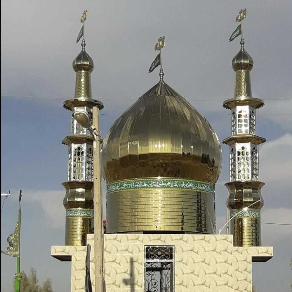 گنبد گلدسته سازی امام رضا در بابل مازندران