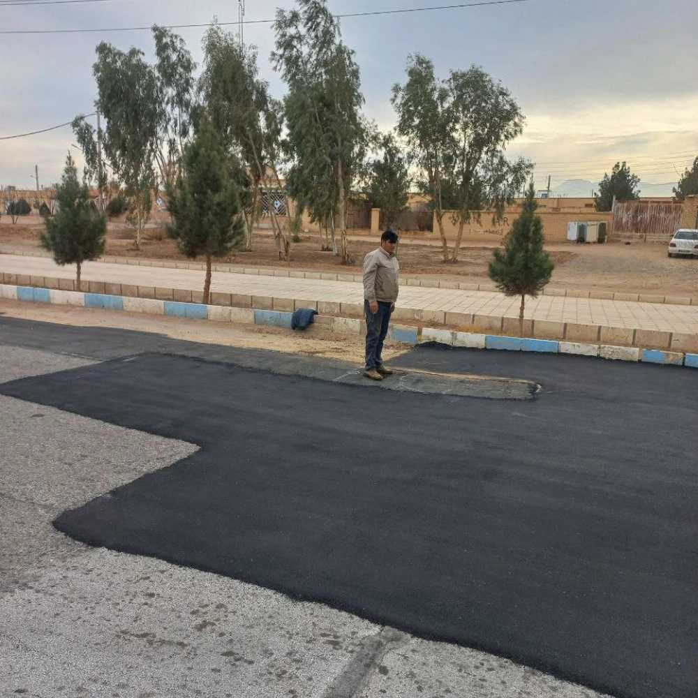 آسفالت کاری شرکت پیشرو کاوه آرارات