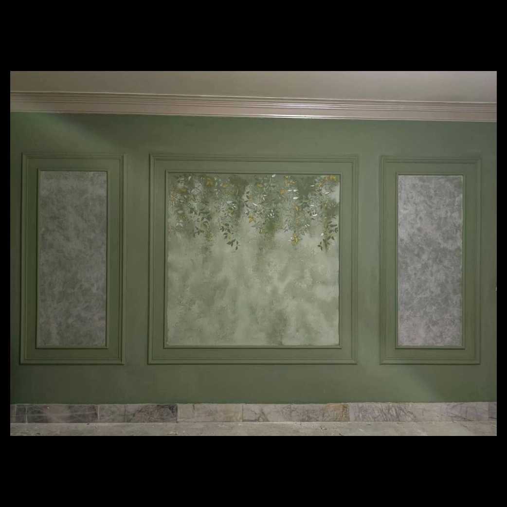اجرای رنگ روغنی دیوار