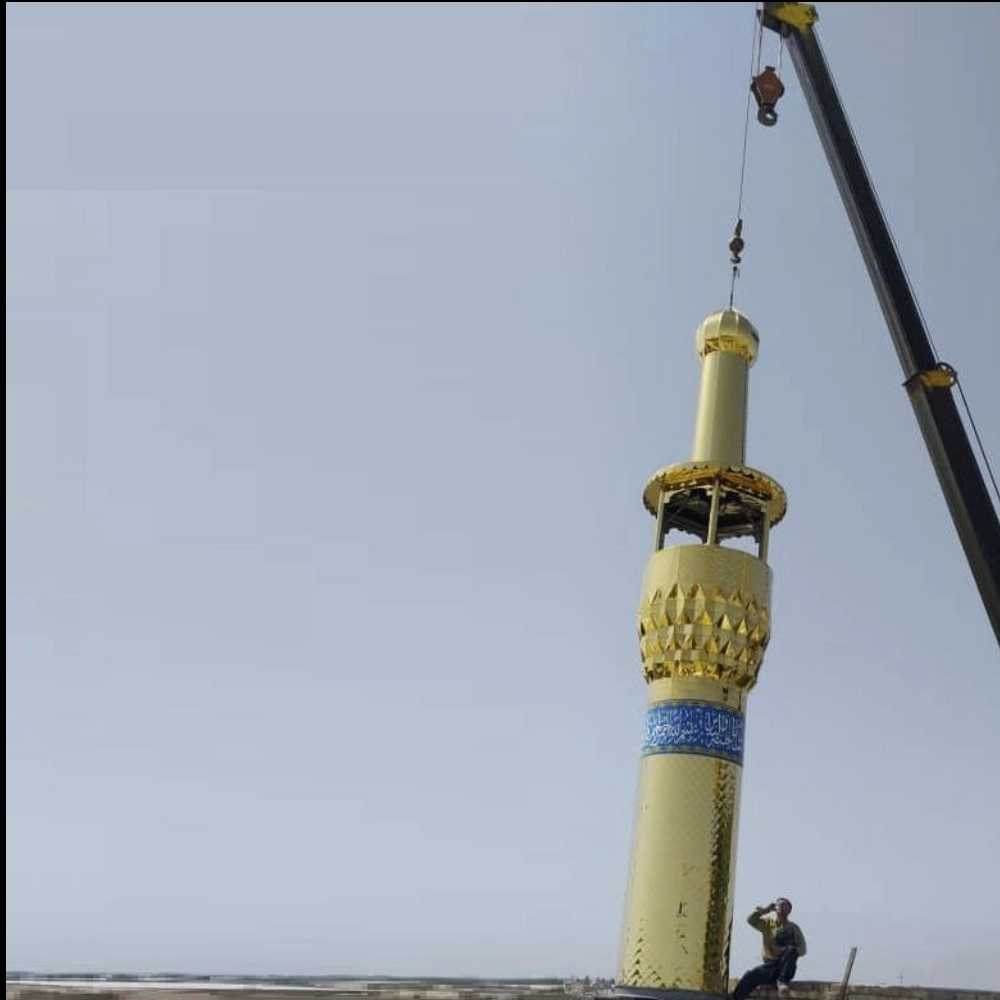 گنبد گلدسته و ضریح سازی اسدی احمدی انگالی در برازجان بوشهر