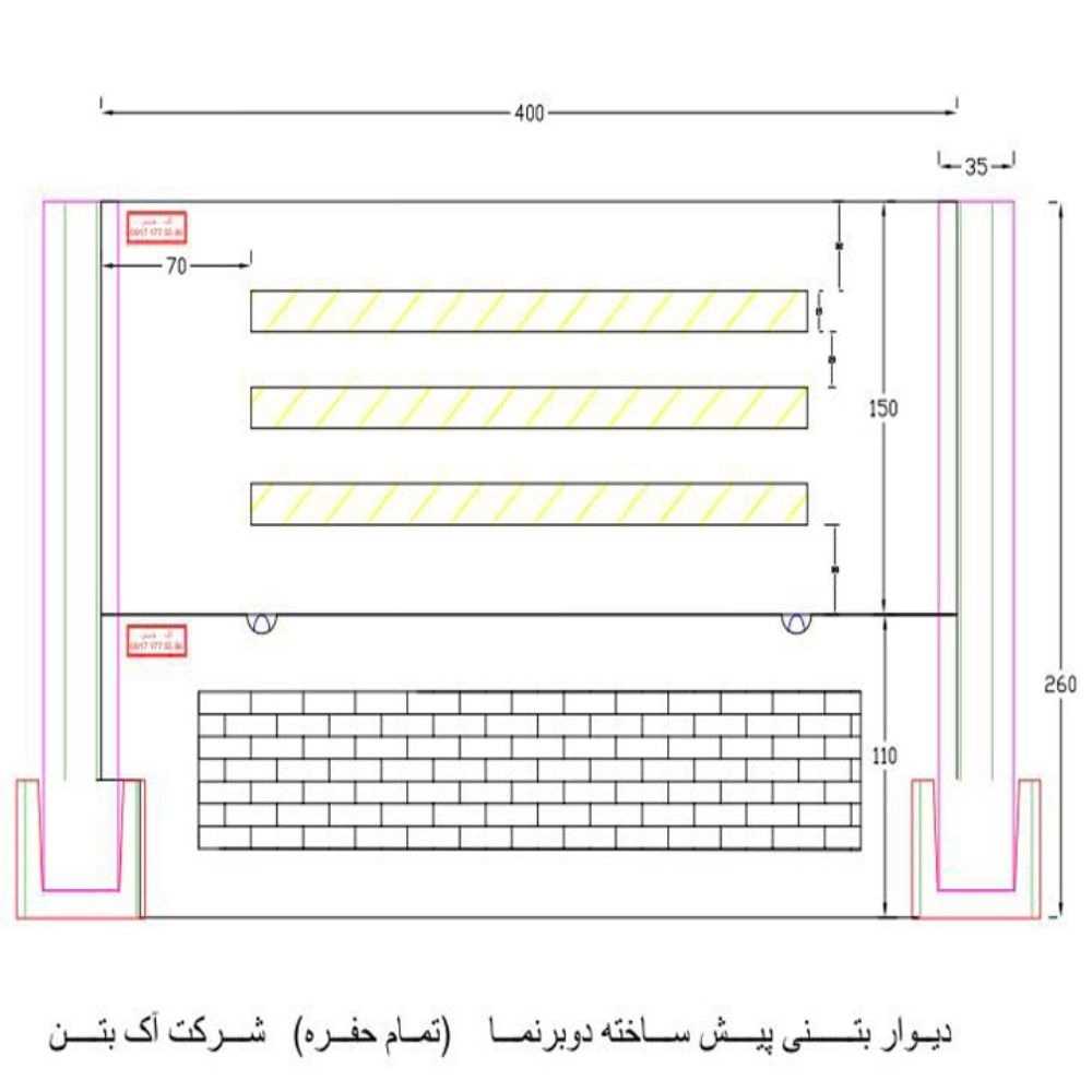 کارگاه آک بتن در بوشهر