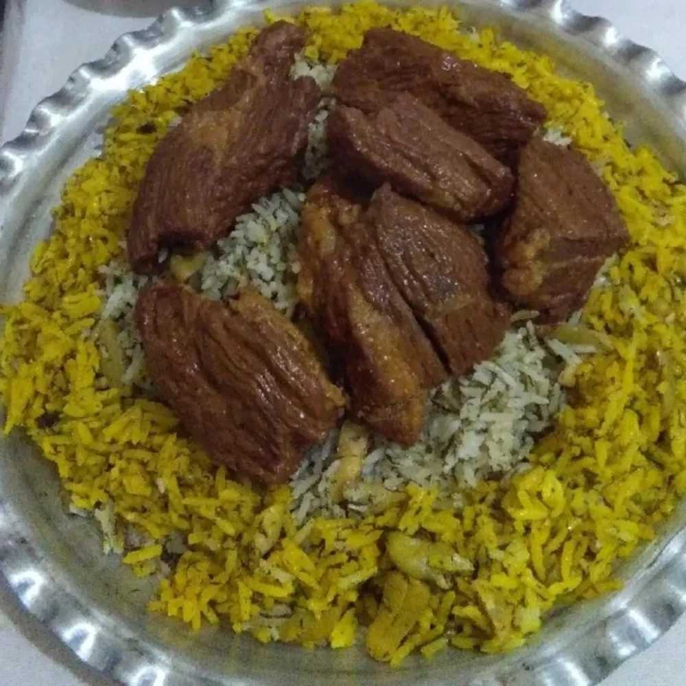 باقلی پلو با گوشت گوسفند