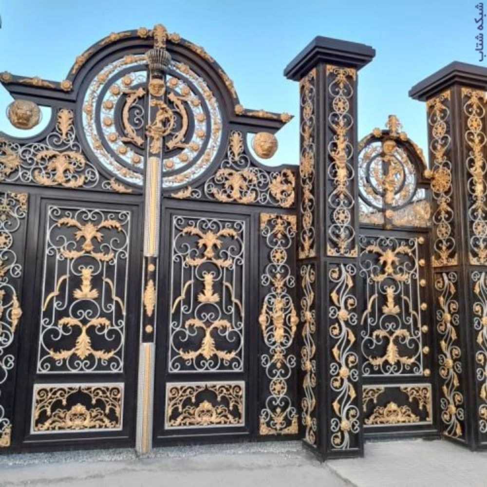 ساخت درب ریلی ضد زنگ و محکم با آهنگری مهدی