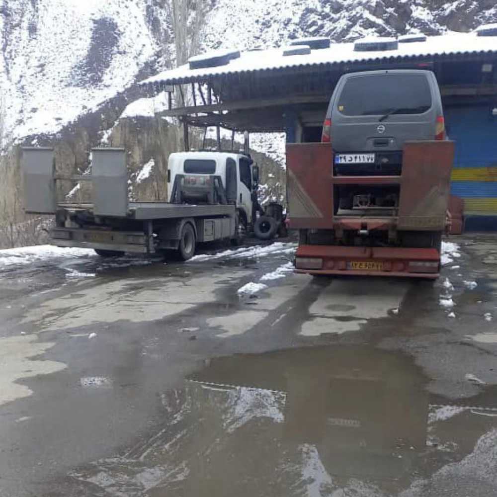 خودروبر و جرثقیل جاده هراز قائم در مازندران