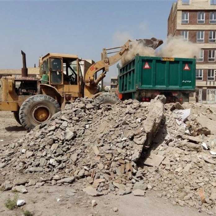 بارگیری سریع نخاله ساختمانی در تهران