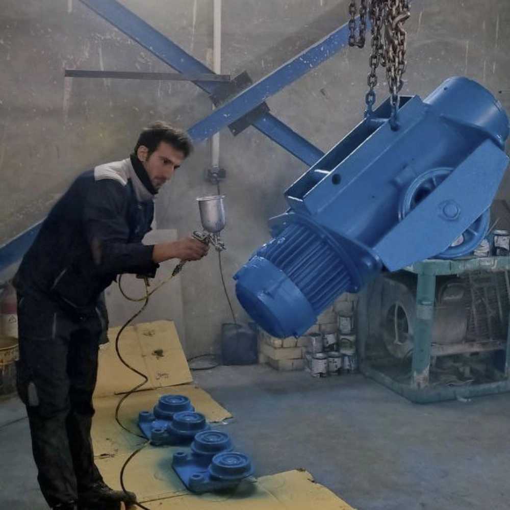 جرثقیل سقفی مشهد نصب سیم‌پیچی الکترو موتور و تعمیرات تخصصی