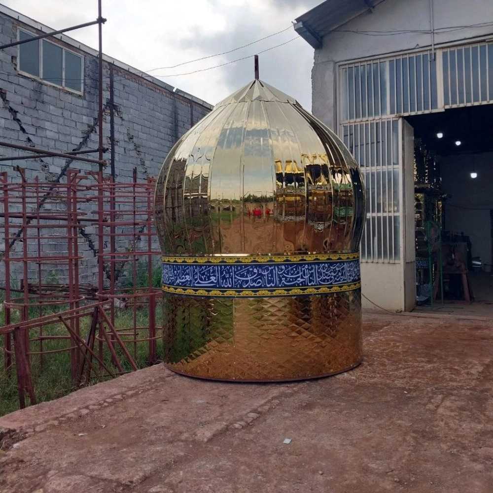 ساخت گنبد فلزی گلدسته و شبستان در بابل