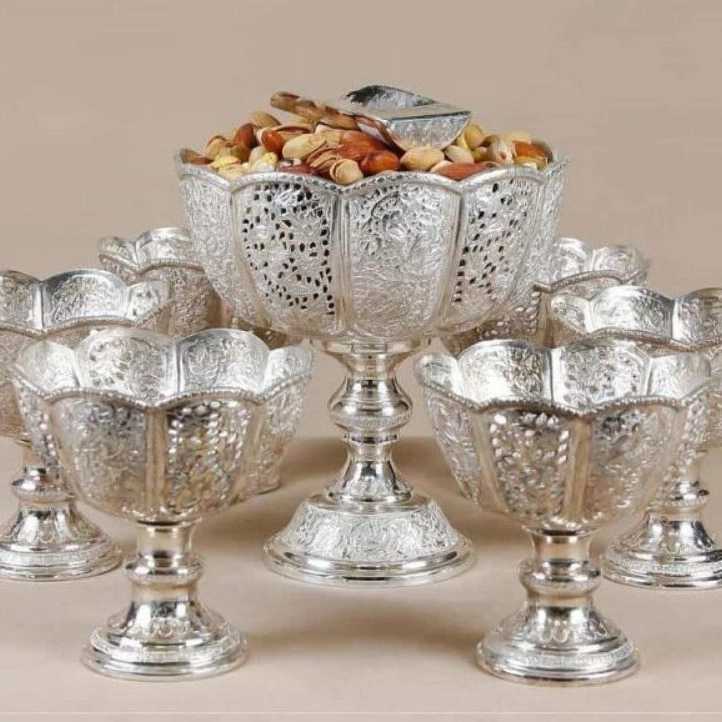 ظروف نقره و نقره نما جزینی