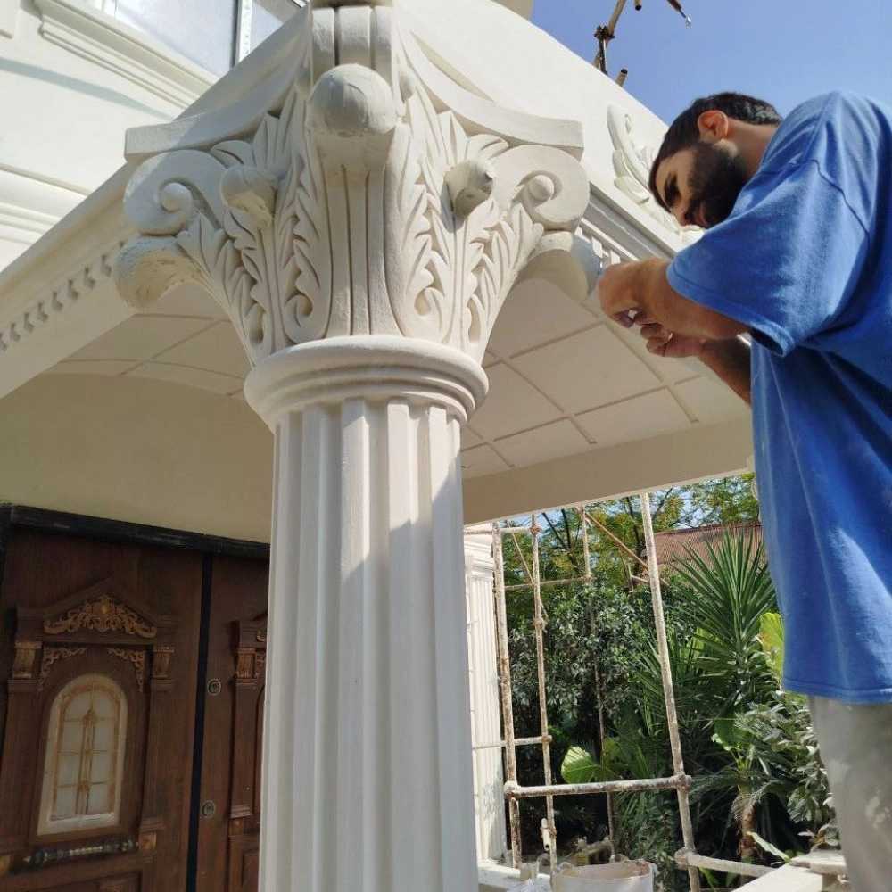 اجرای نما رومی و نمای سیمانی محمدی در رامسر