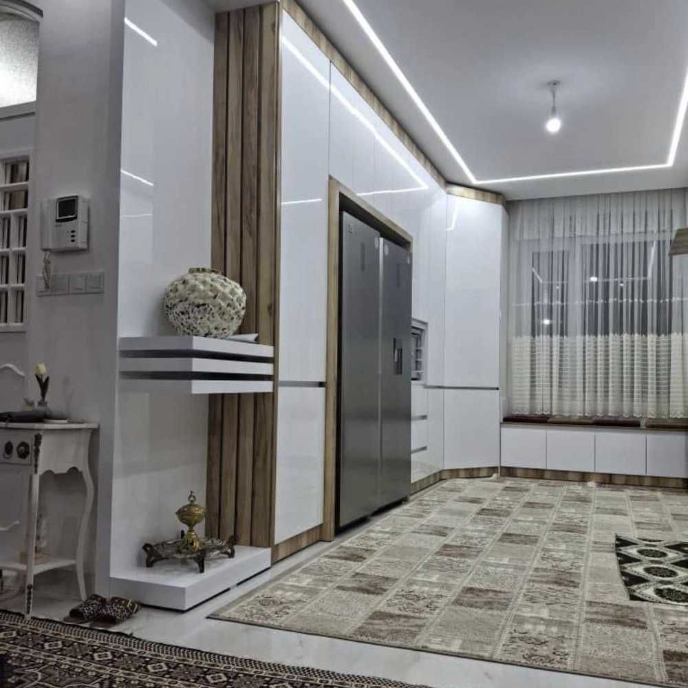 کابینت هایکلاس با ترکیب طرح چوب ام دی اف