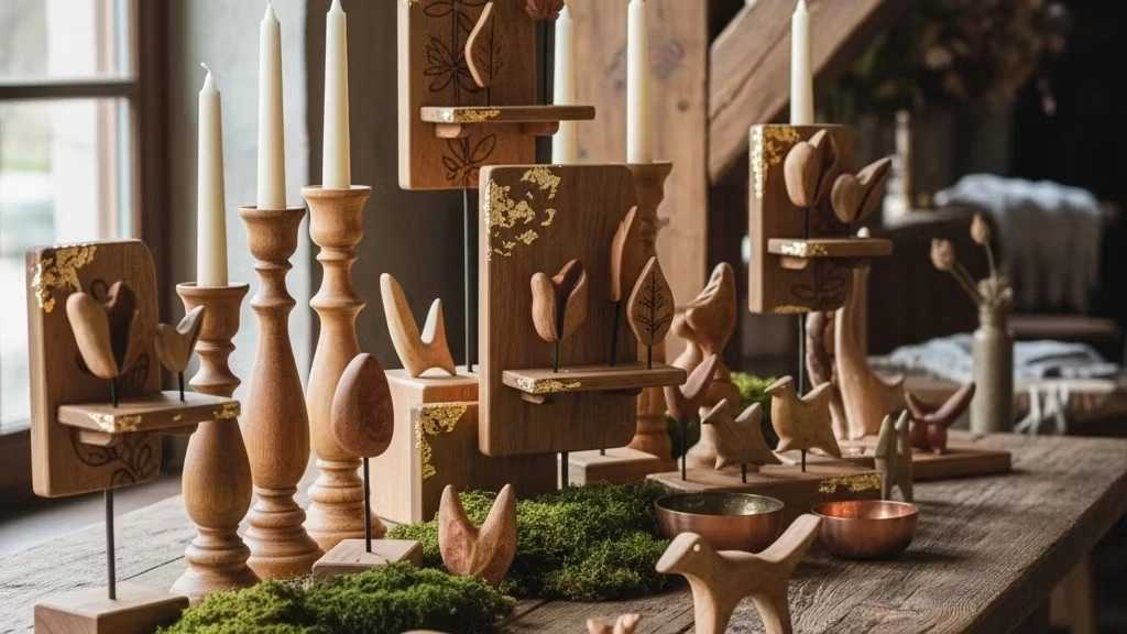 خرید اکسسوری‌های دکوری چوبی باکیفیت از فلورا روستیک جاجرود